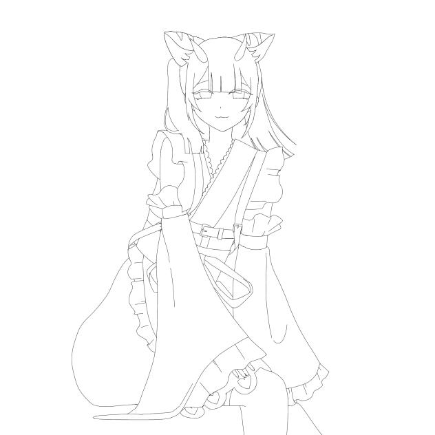 乃依くん線画