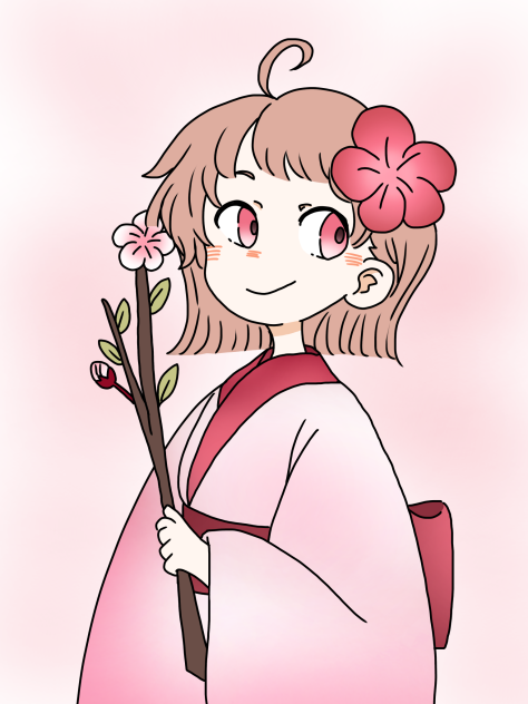 落書き 梅