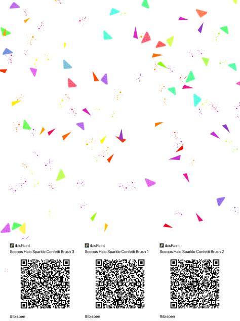 Scoops Halo Sparkle Confetti Brush Set