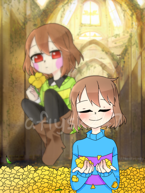 Frisk and Chara