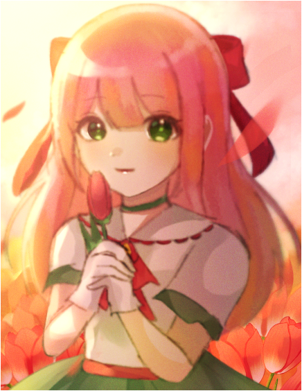 夕日色に染めて
