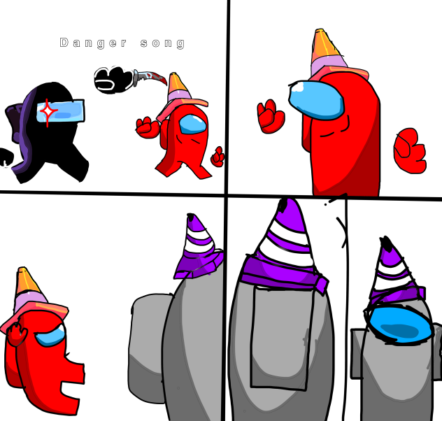 Among us red me lhave get cup blackpart2