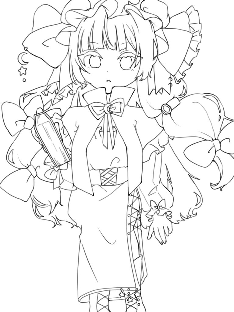 あなたのために 線画 のーれっじ！ 線画 - ibisPaint