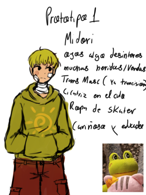Midori the frog