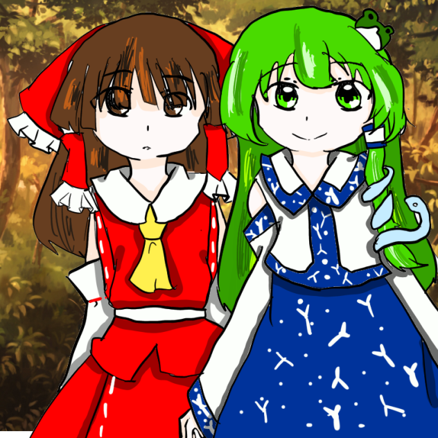 東風谷早苗&博麗霊夢