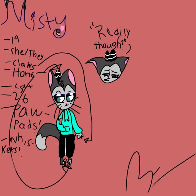 Misty,my Helluva Boss OC!!!