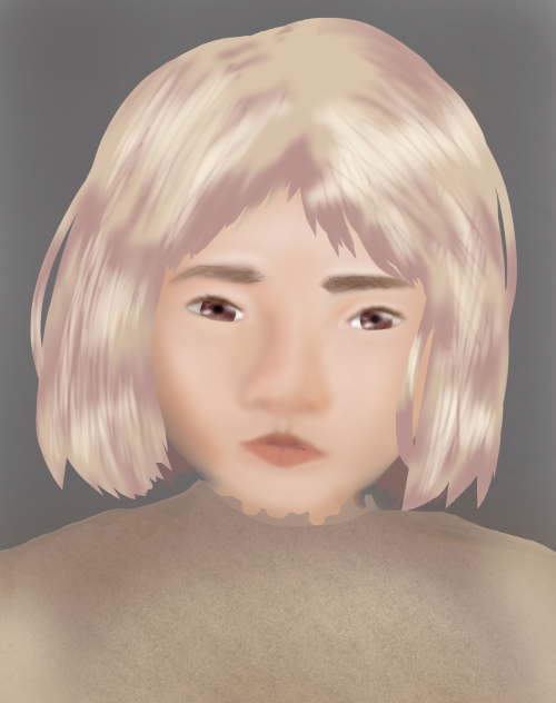 just a random drawing of a girl