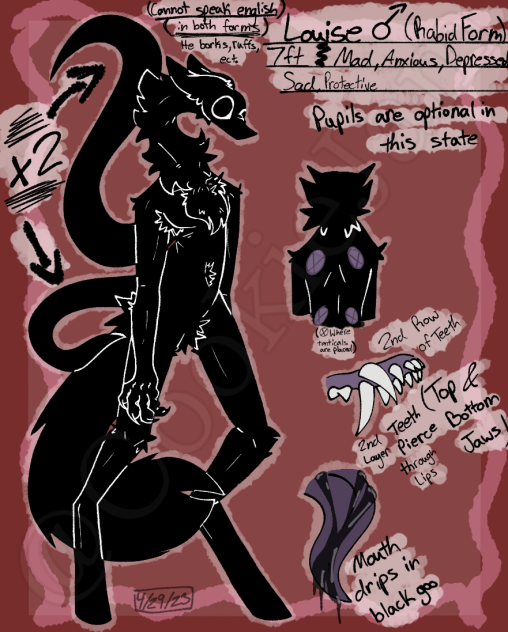 Louise's Rabid Form Ref Sheet
