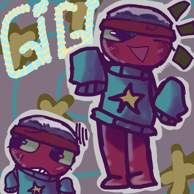 Cute gigi drawing XD