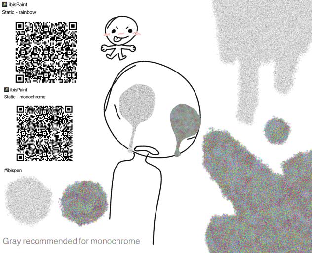 Static brush 📺 - ibisPaint