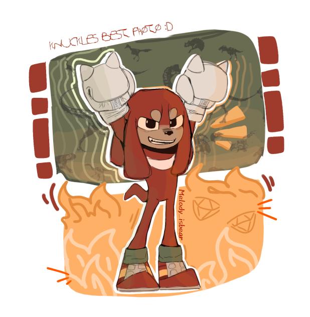 Knuckles' best photo!