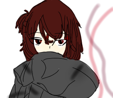 つばきさんの絵を塗ってみました！どうですか？