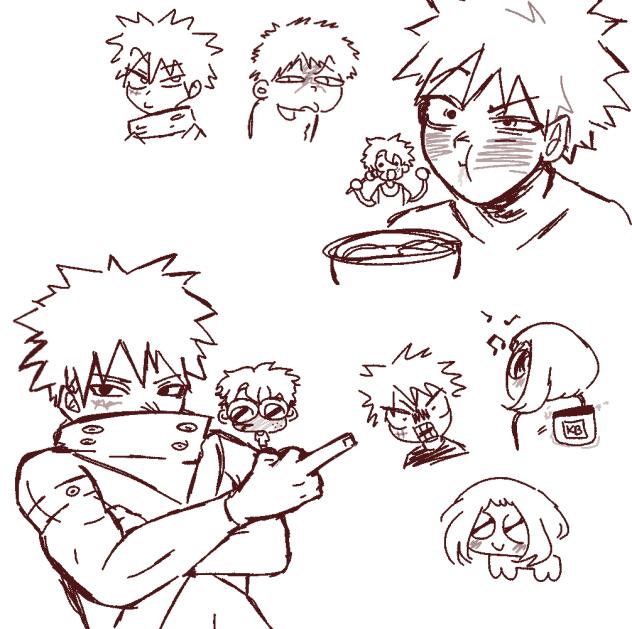 Katsuki sketches