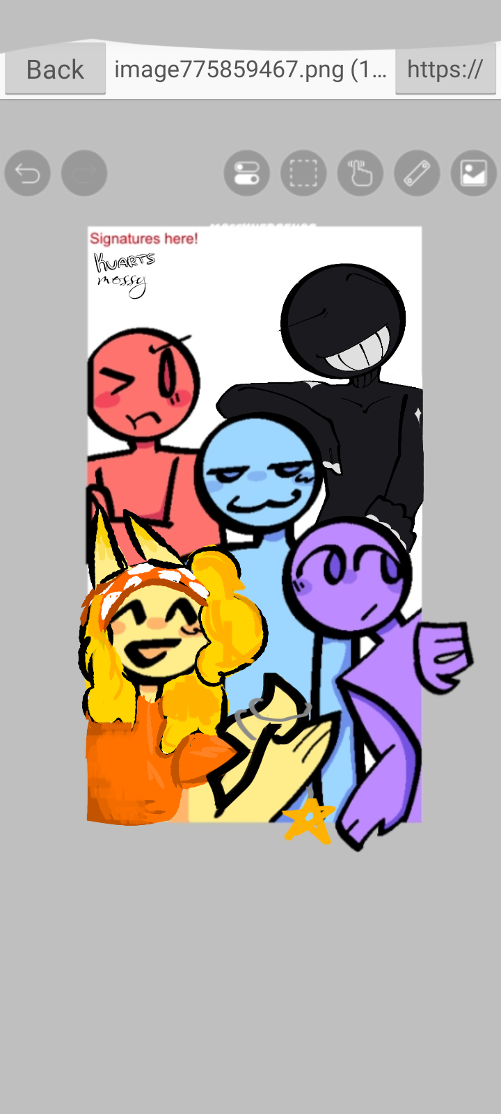 first collab! - ibisPaint