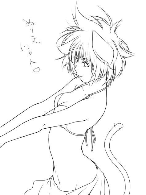 猫田 猫美 ぬり絵