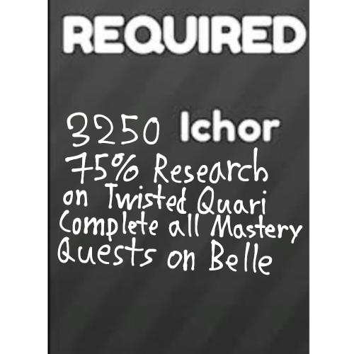 Quari's Requirements