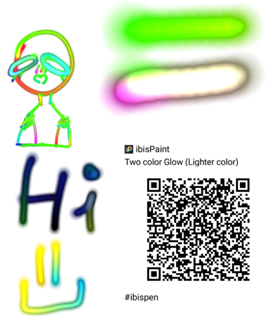 Multi Color glowing brush