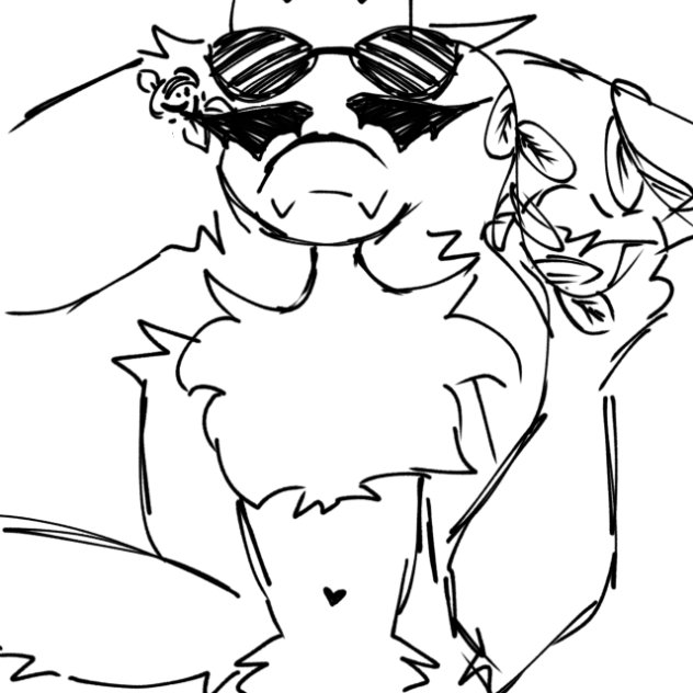 Animated my friends fursona