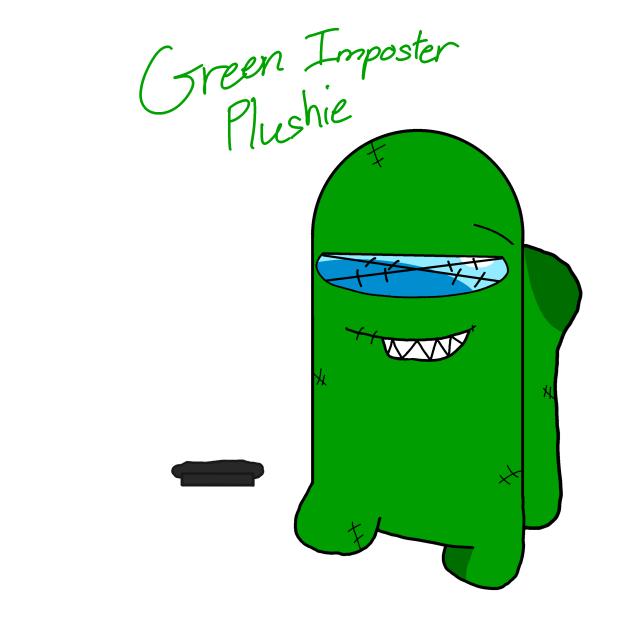 Meet Green Imposter Plushie!
