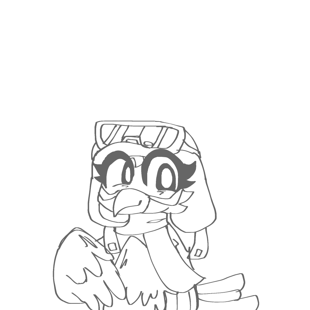 Lil lazy doodle of mollie macaw - ibisPaint