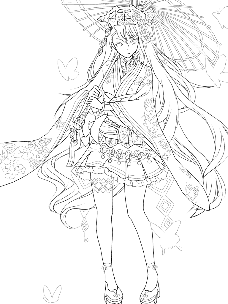 オセロニア アゲハ Ibispaint