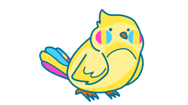 Gay bird 🦅🏳️‍🌈✨