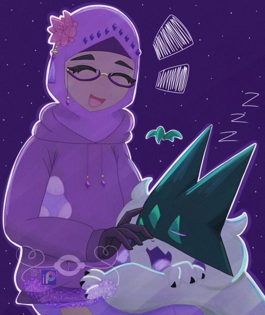 Purple Mushroom fanart!!