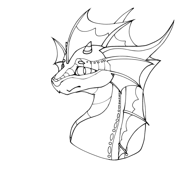 Coloring Page Dragon