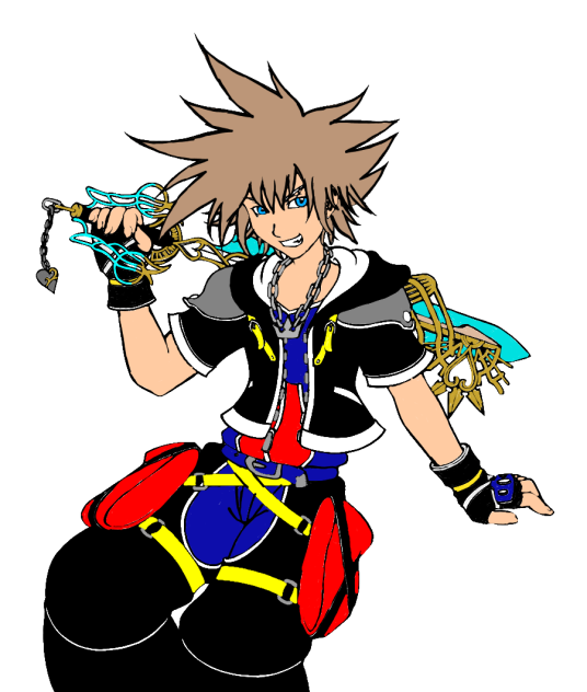 kingdom hearts 2 Sora speedpaint