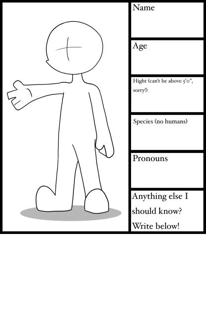 Comic character template collab!