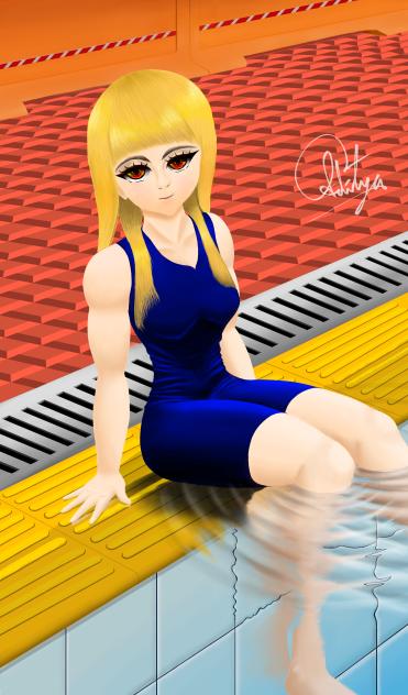 My swimming trainner Areana