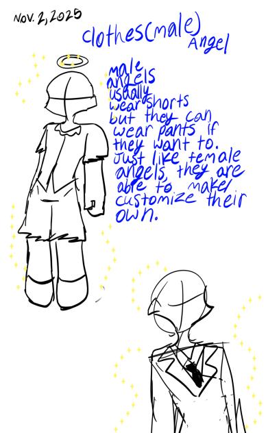 Uniform for male Angel