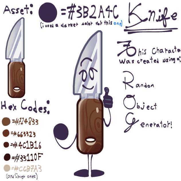 MOSAESOAWAROG day 2 - Knife