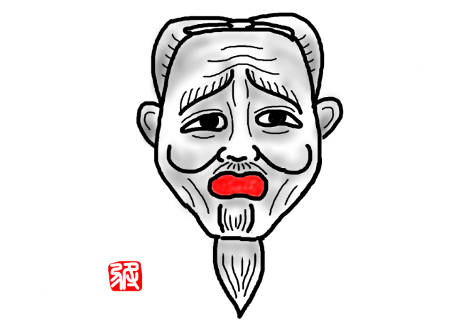 3)お面