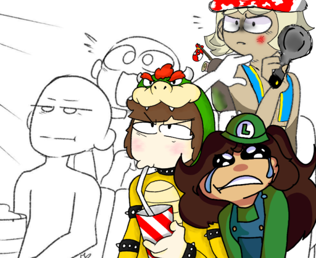 Mario movie collab!