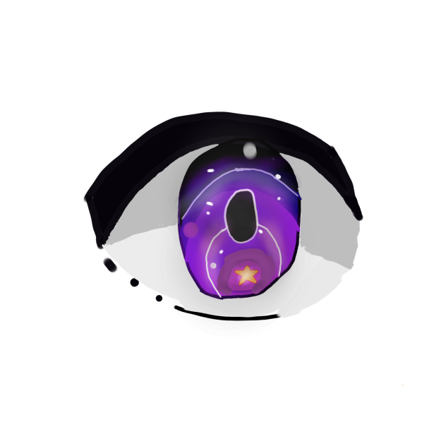 Space anime eye✨