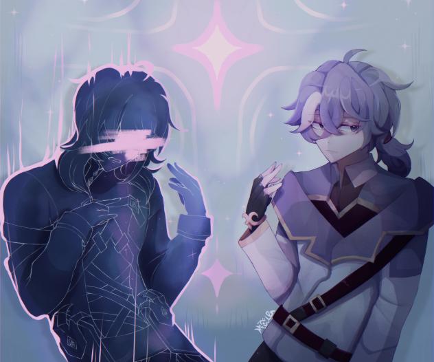 Lost one and Gawain - ibisPaint