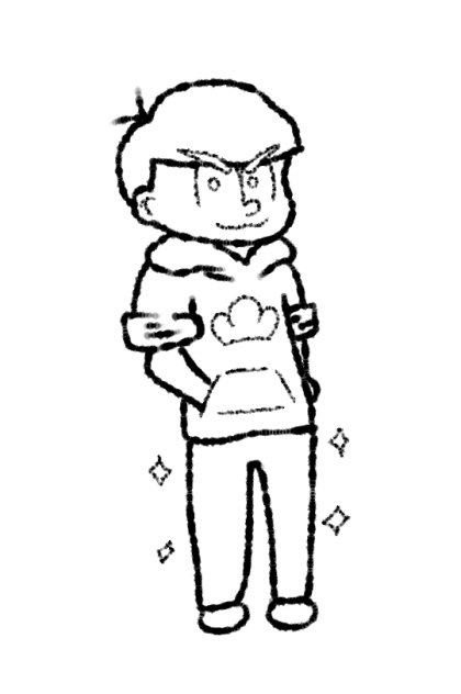 とにかくイタイカラ松(線画)