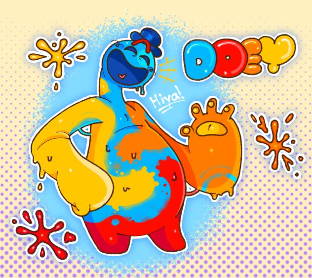 Doey The Doughman 💙❤️🧡💛