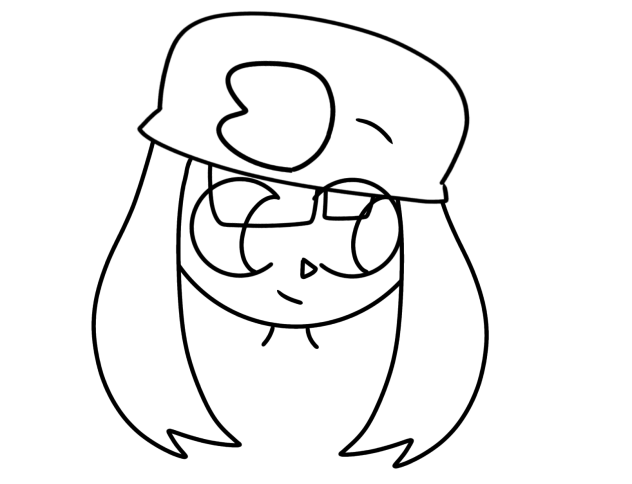 wip of a new oc (major art style change)