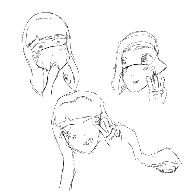Splatoon rough draft fanart - ibisPaint