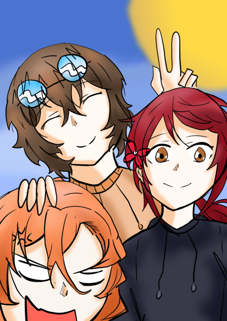 Beach day in winter… - ibisPaint