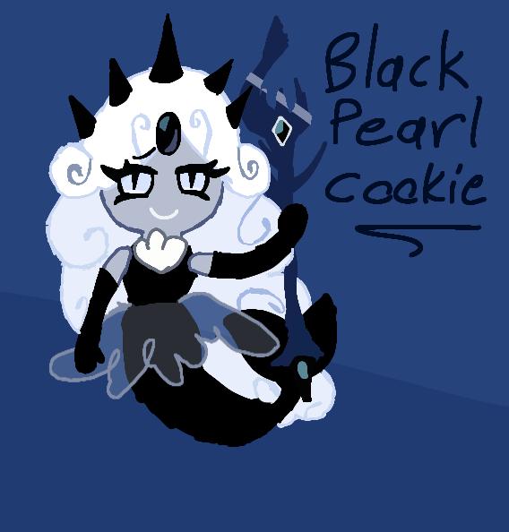 🖤Black Pearl cookie🖤