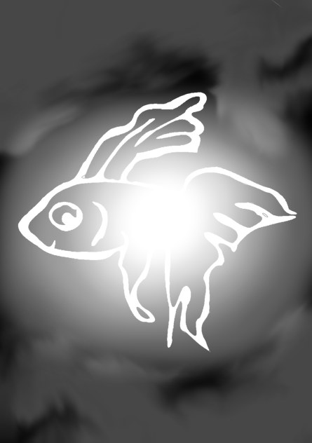 Black x White fish