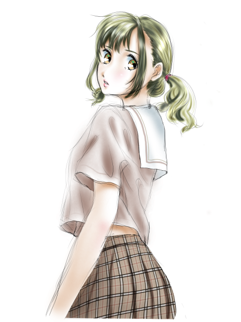Piggy tails❤️ -Rough Ver.-