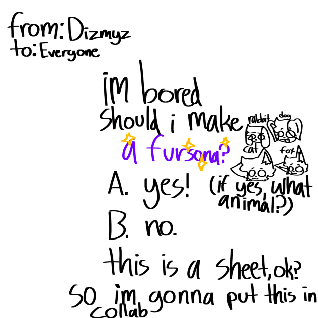 fursona question sheet 😔