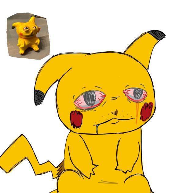 Cursed pikachu