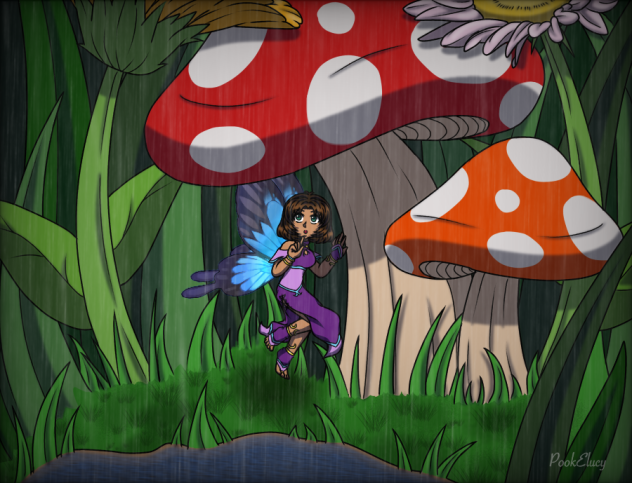 Hiding Fairy [Speedpaint]