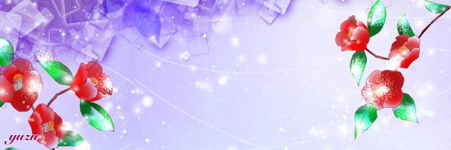 フリーヘッダー寒椿3(Twitter)