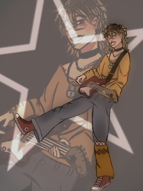 guitar player - ibisPaint